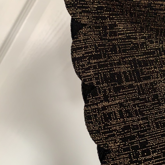 Black dress with gold sparkle - Picture 3 of 6